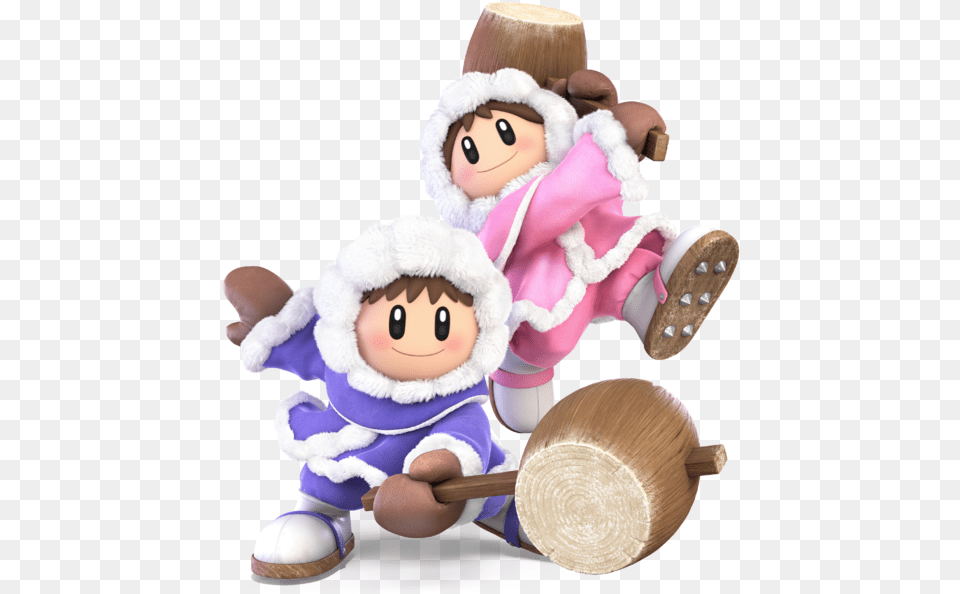 Ice Climbersclass Img Responsive True Size Super Smash Bros Ultimate Ice Climbers, Baby, Person, Toy, Doll Free Png Download