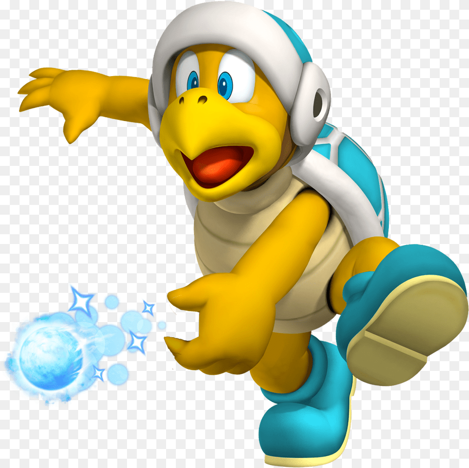 Ice Clipart Cyan Super Mario Ice Bro, Toy, Face, Head, Person Free Png Download