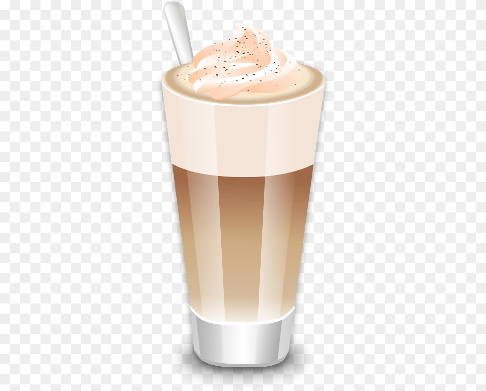 Ice Coffee Clipart, Beverage, Coffee Cup, Latte, Cup Png Image