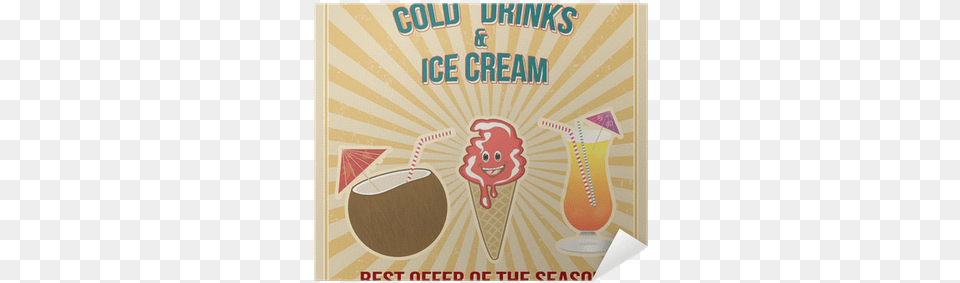 Ice Cream, Advertisement, Dessert, Food, Ice Cream Free Png Download