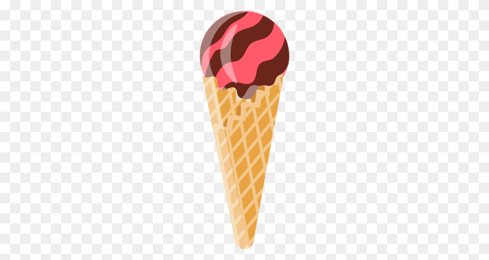 Ice Cream Ball In Cone, Dessert, Food, Ice Cream, Dynamite Png
