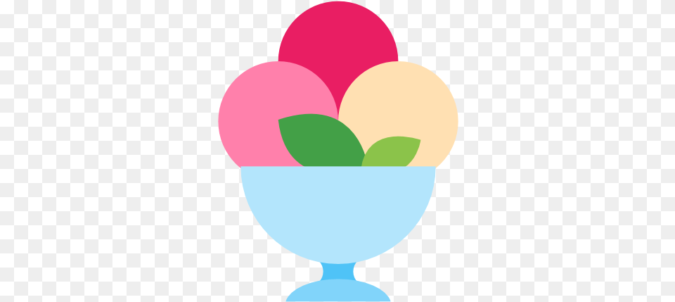 Ice Cream Bowl Icon Gelato Icona, Ice Cream, Dessert, Food, Balloon Png Image