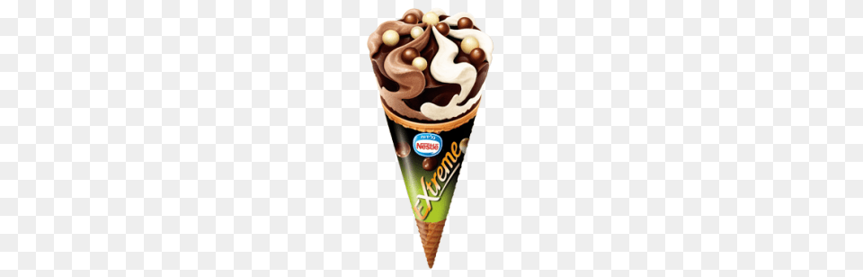 Ice Cream Chocolate Vanilla Extreme Products Osem, Dessert, Food, Ice Cream, Soft Serve Ice Cream Png Image