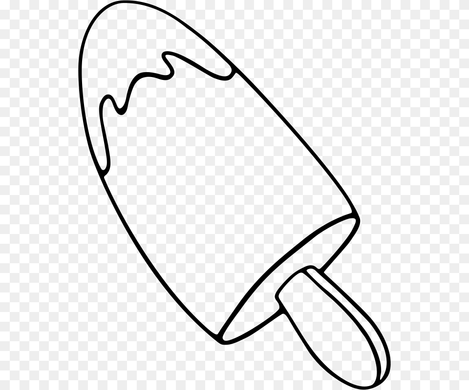 Ice Cream Clip Art, Gray Free Transparent Png