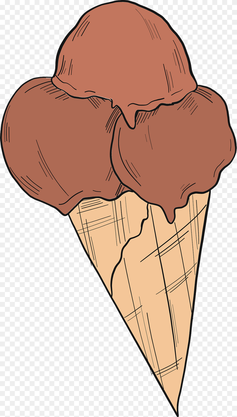 Ice Cream Clipart, Dessert, Food, Ice Cream, Person Free Png Download