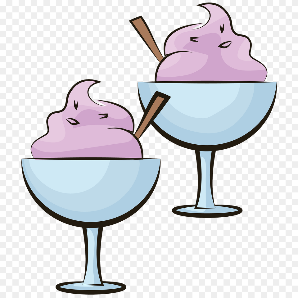 Ice Cream Clipart, Dessert, Food, Ice Cream, Glass Png