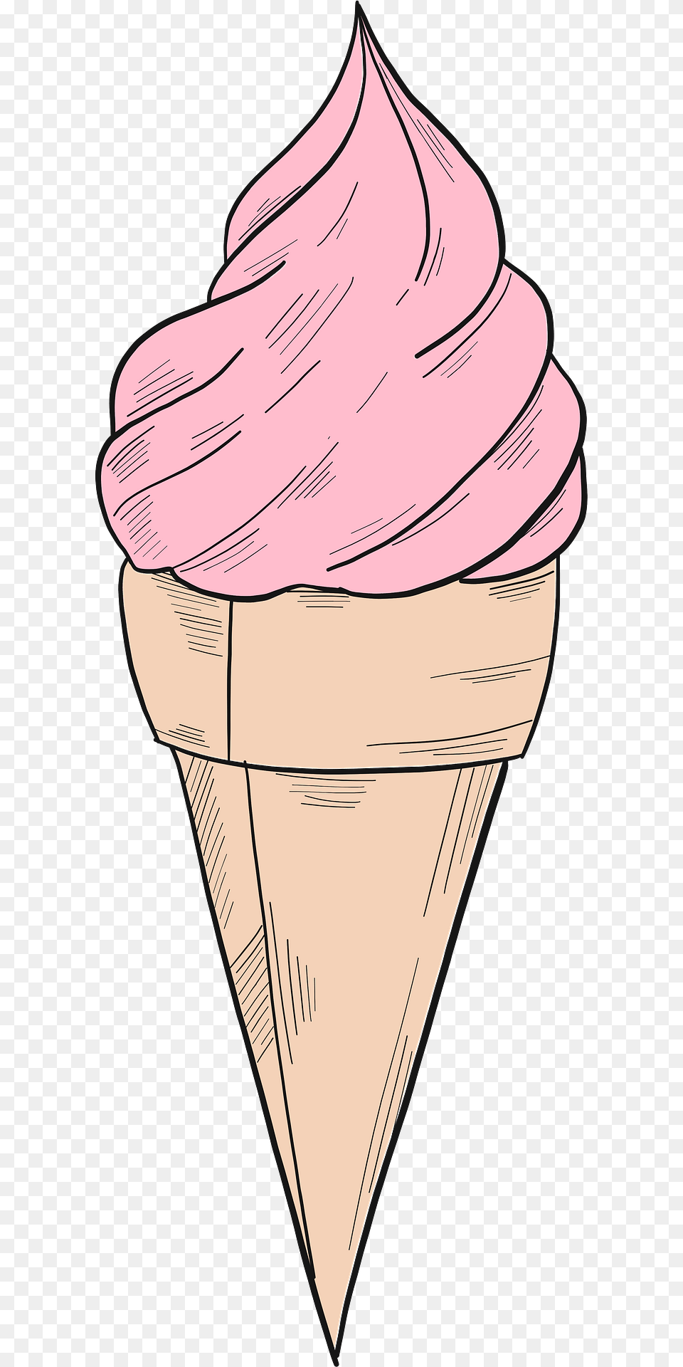 Ice Cream Clipart, Dessert, Food, Ice Cream, Person Free Png