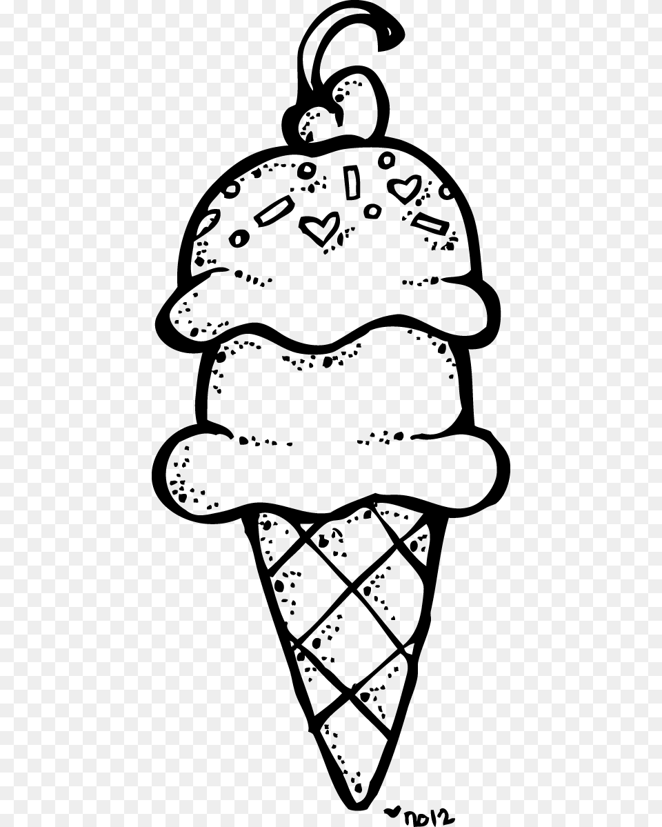 Ice Cream Clipart Black And White Black And White Clip Art Ice Cream, Lighting, Silhouette, Symbol Png