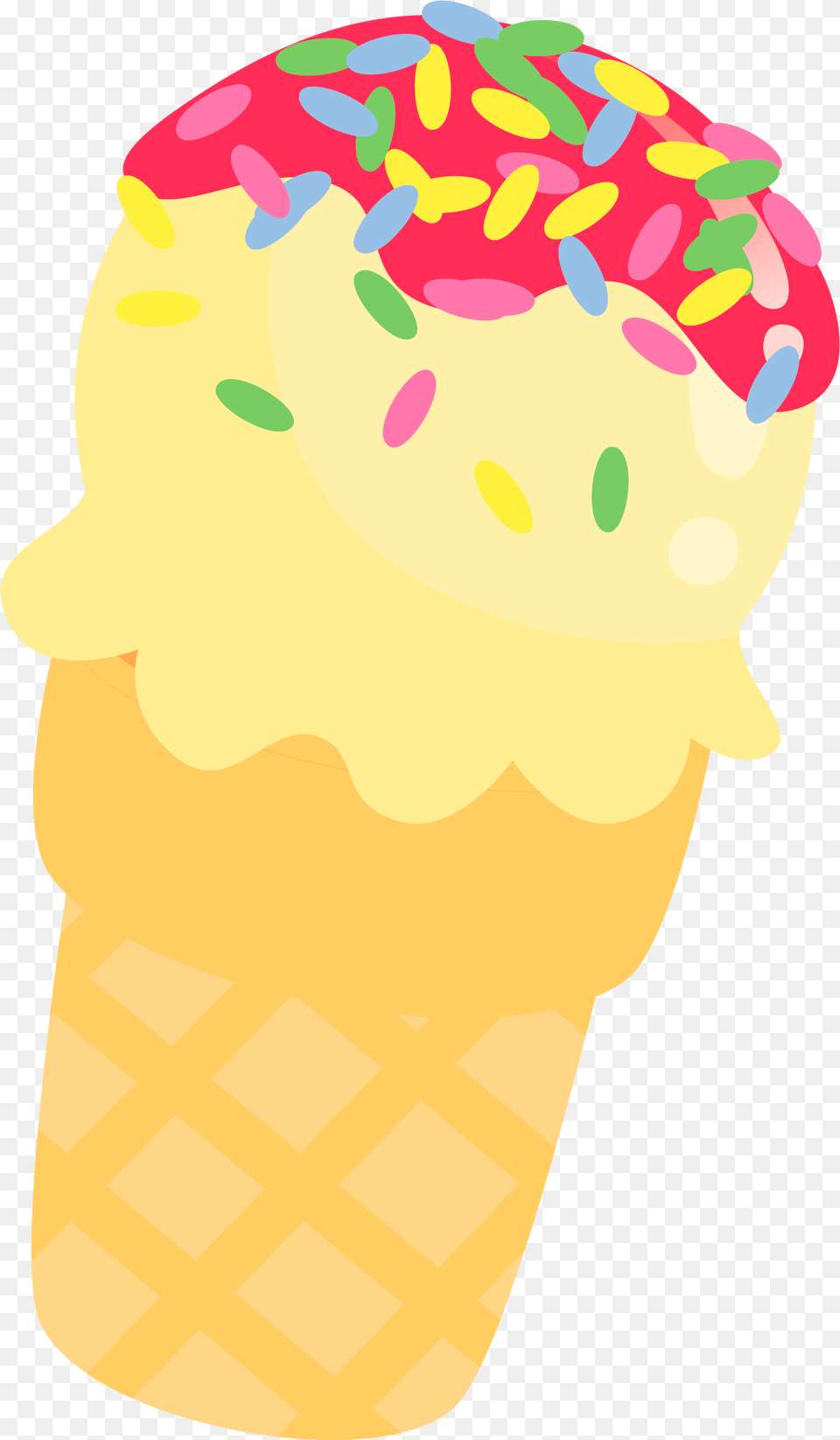 Ice Cream Clipart Ice Cream Cone Clip Art Cute Illustration Ice Cream Clipart, Dessert, Food, Ice Cream, Baby Free Png