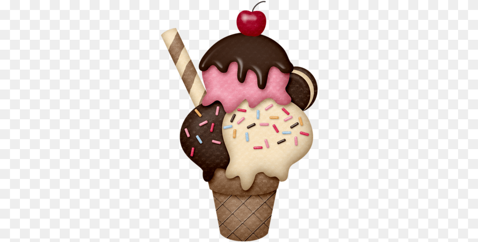 Ice Cream Clipart To Print Out Ice Cream Cone With Sprinkles Clipart, Dessert, Food, Ice Cream, Baby Free Png Download