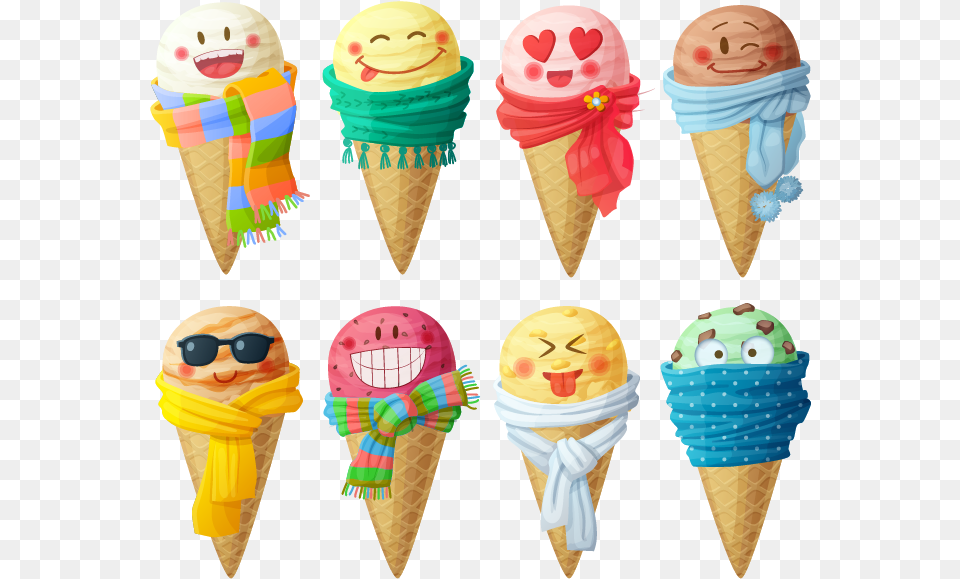 Ice Cream Coin Bag Wallet Zipper Bag Ice Cream Scoop Cartoon, Dessert, Food, Ice Cream, Soft Serve Ice Cream Free Png