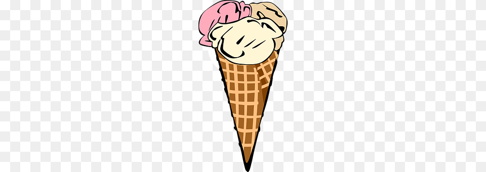 Ice Cream Cone Dessert, Food, Ice Cream, Person Free Png
