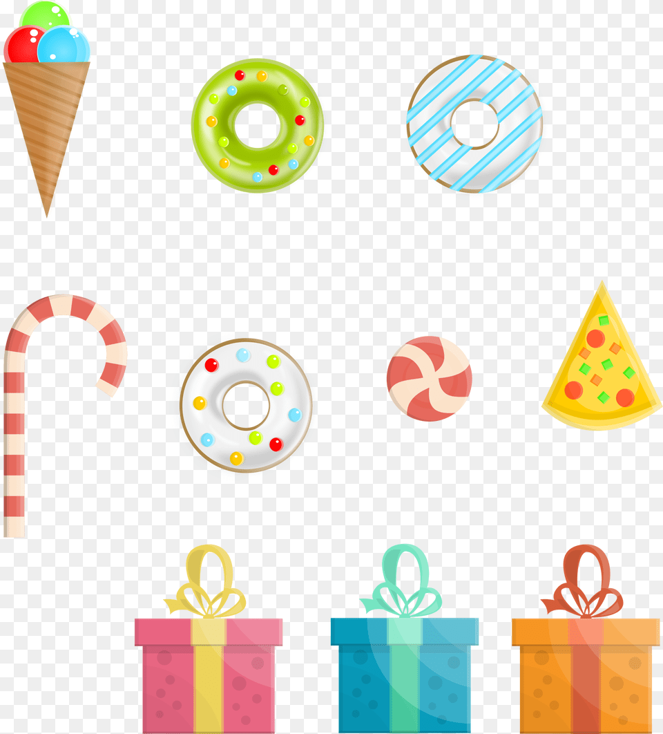 Ice Cream Cone, Food, Sweets, Clothing, Hat Png Image