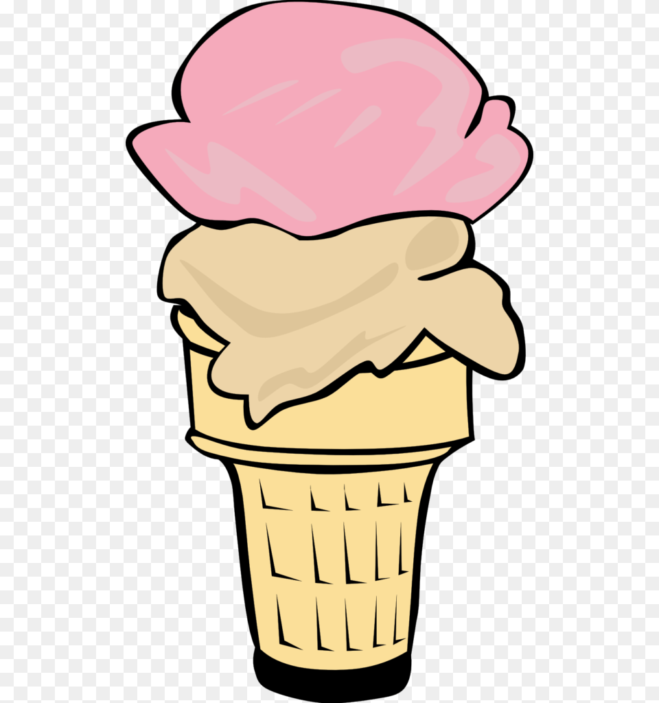 Ice Cream Cone Clip Art Black And White Tiger Clipart, Dessert, Food, Ice Cream, Soft Serve Ice Cream Png