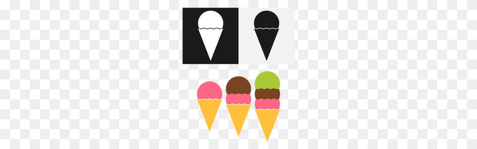 Ice Cream Cone Clip Art Free, Dessert, Food, Ice Cream Png Image