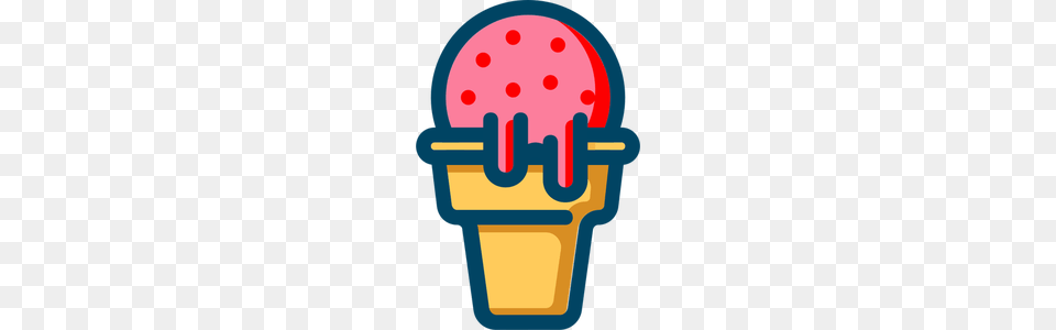 Ice Cream Cone Clip Art Free, Dessert, Food, Ice Cream Png
