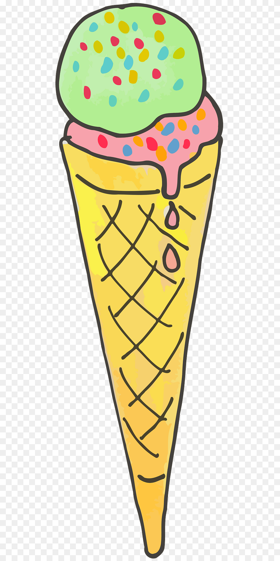Ice Cream Cone Clipart, Dessert, Food, Ice Cream Free Png