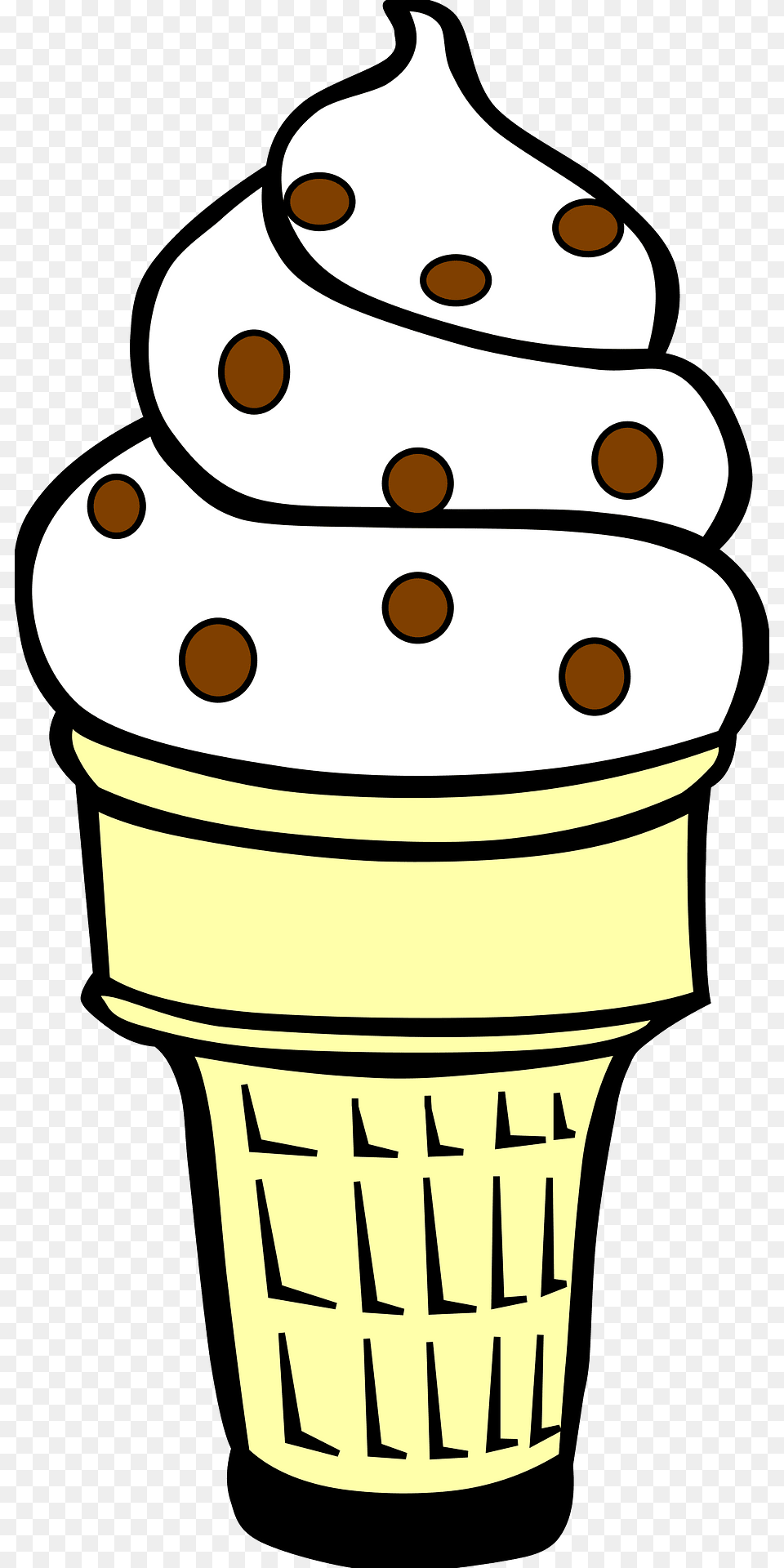Ice Cream Cone Clipart, Dessert, Food, Ice Cream, Ammunition Png Image
