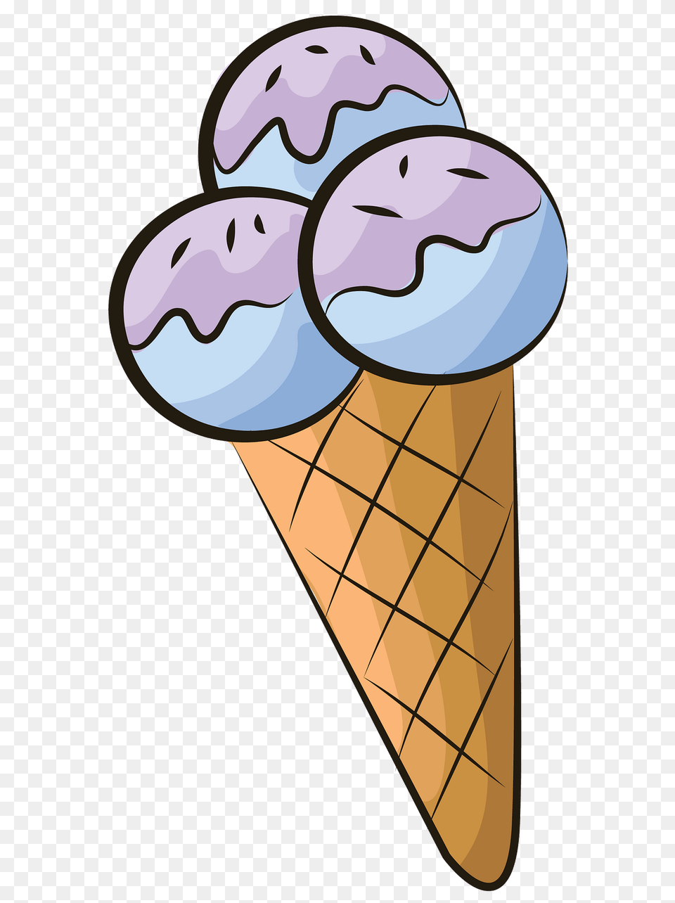 Ice Cream Cone Clipart, Dessert, Food, Ice Cream Png Image