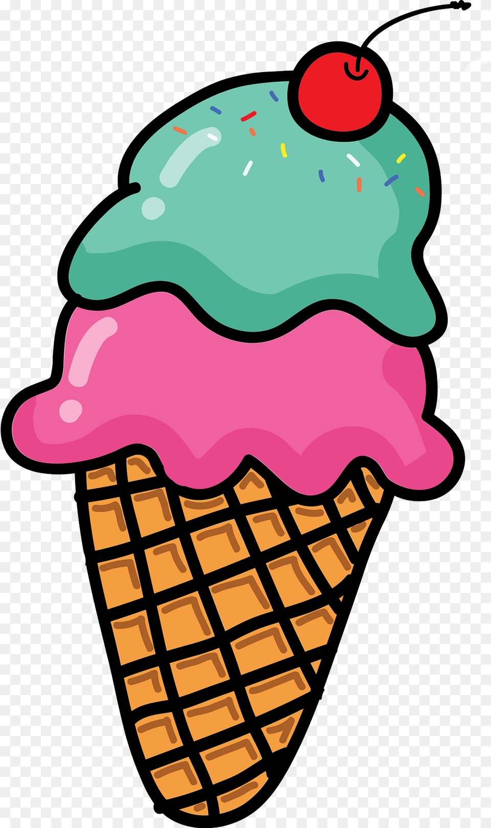 Ice Cream Cone Clipart, Dessert, Food, Ice Cream, Ammunition Free Transparent Png