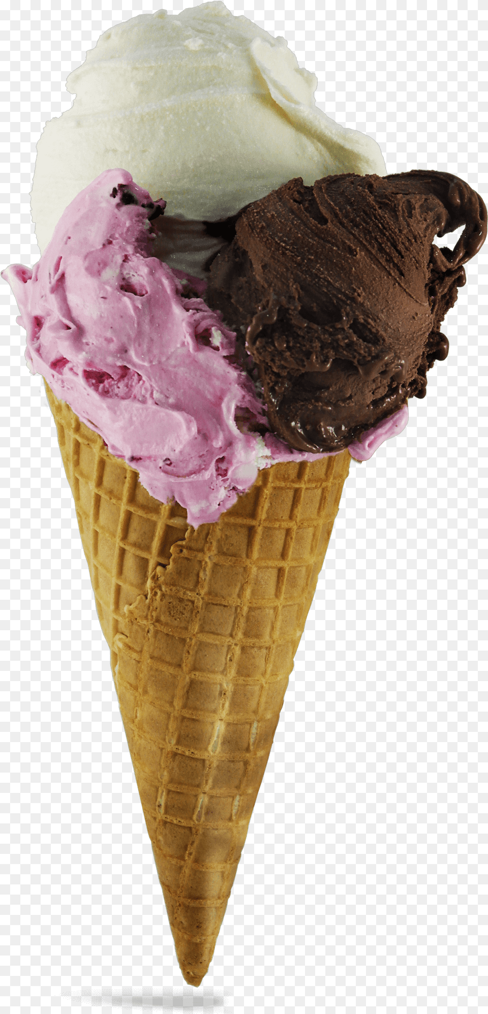 Ice Cream Cone Download Waffle Cone Ice Cream, Dessert, Food, Ice Cream, Soft Serve Ice Cream Free Transparent Png