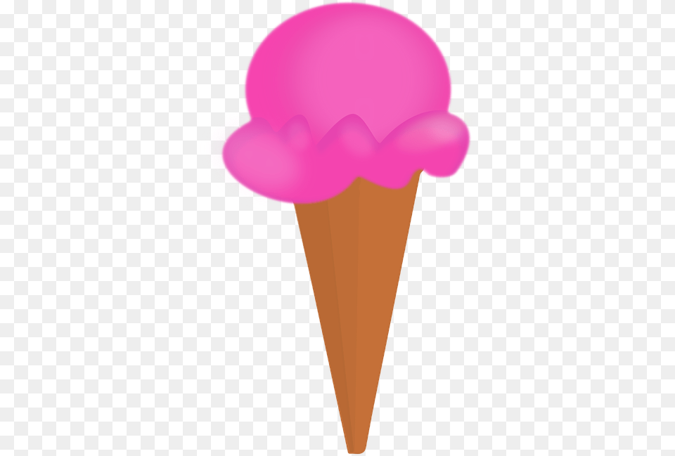 Ice Cream Cone Ice Cream Strawberry Ice Cream Sorvete De Bola Na Casquinha Desenho, Dessert, Food, Ice Cream Free Png