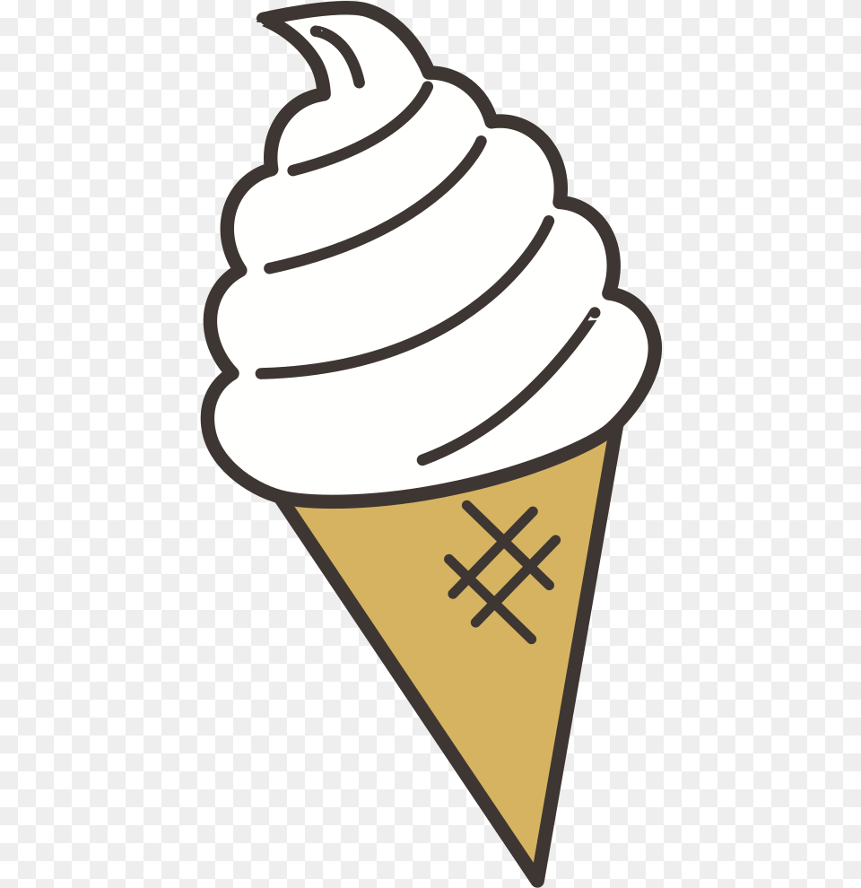 Ice Cream Cone Soft Serve Ice Cream Cone Art, Dessert, Food, Ice Cream, Soft Serve Ice Cream Png