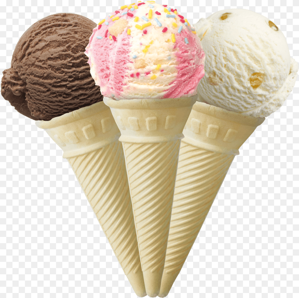 Ice Cream Cones Neapolitan Ice Cream Flavor Ice Cream Cone, Dessert, Food, Ice Cream, Soft Serve Ice Cream Free Transparent Png