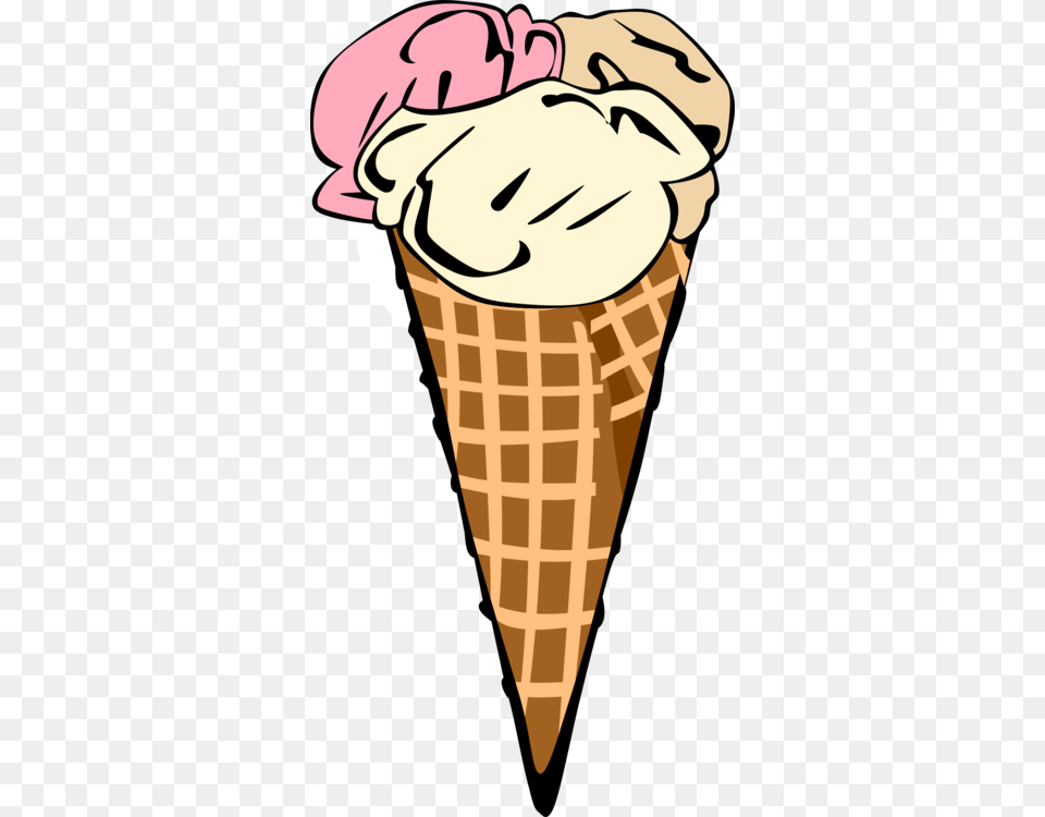 Ice Cream Cones Sundae Chocolate Ice Cream, Dessert, Food, Ice Cream, Person Png Image