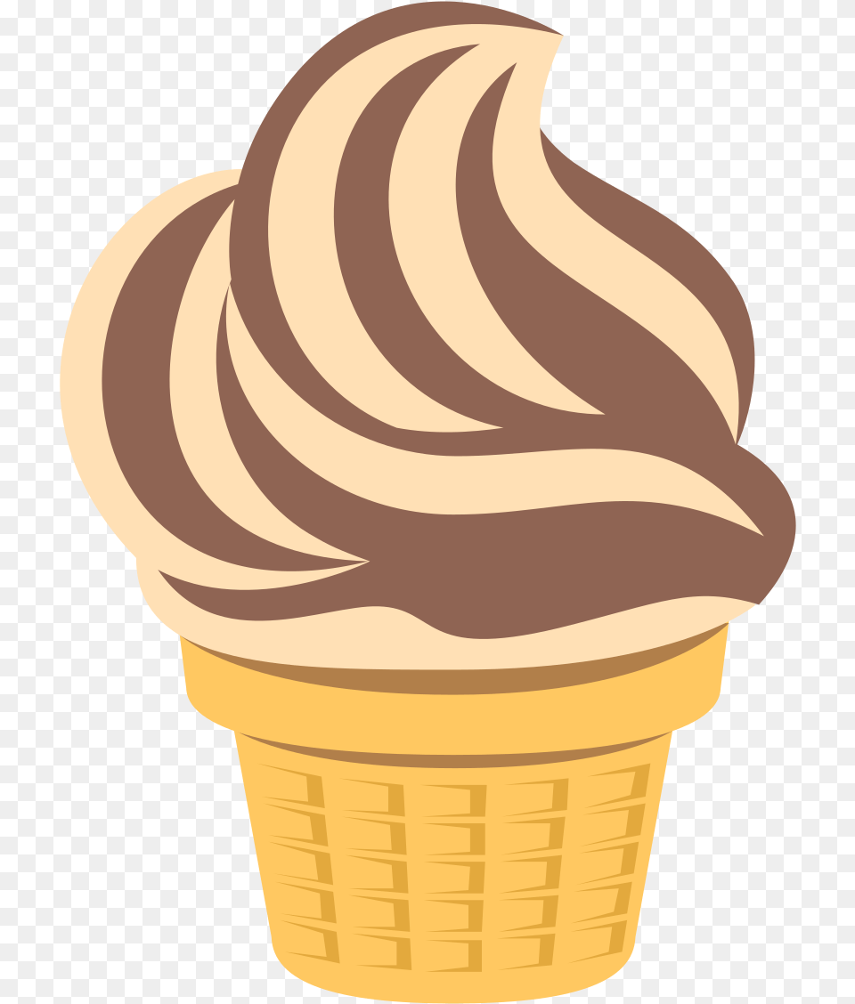 Ice Cream Emoji, Dessert, Food, Ice Cream, Soft Serve Ice Cream Free Png Download