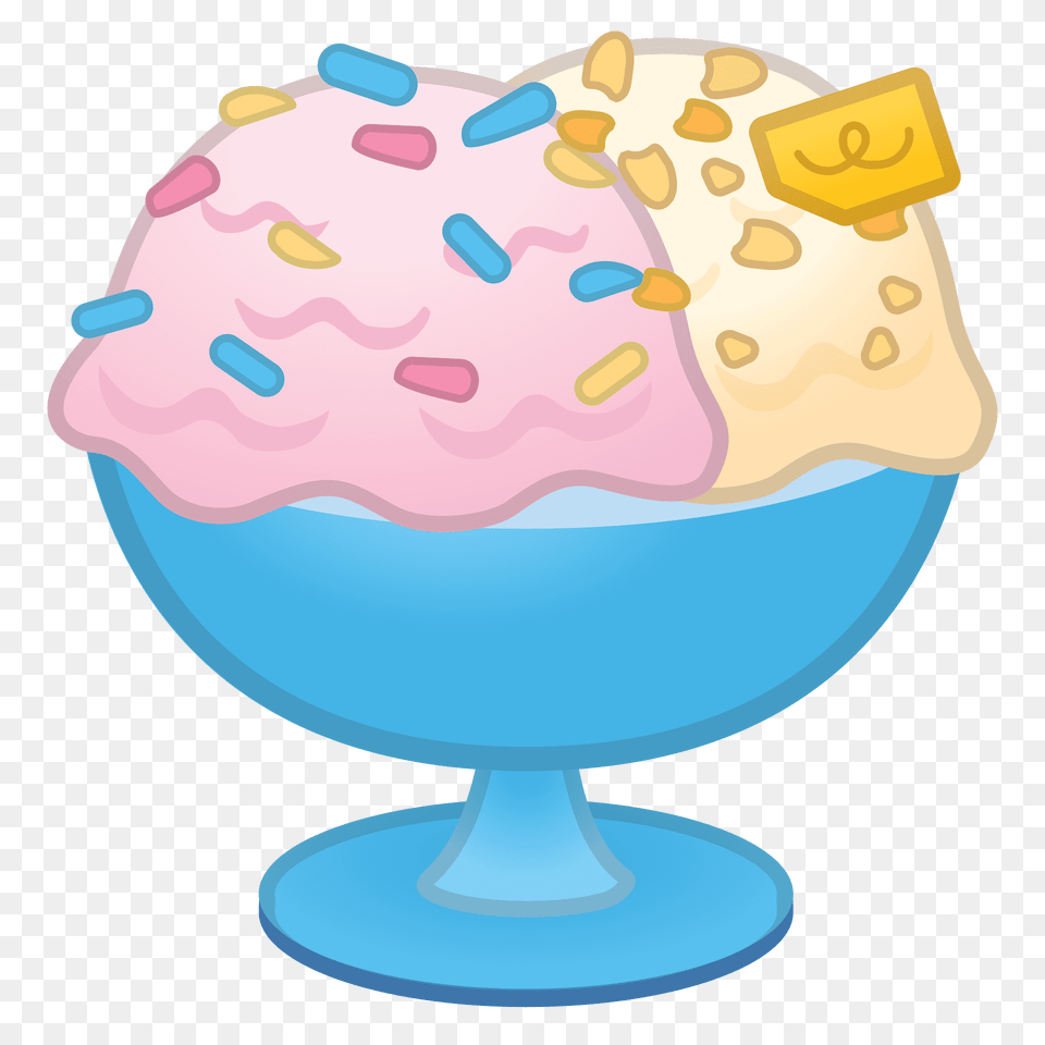 Ice Cream Emoji Clipart, Dessert, Food, Ice Cream Free Png