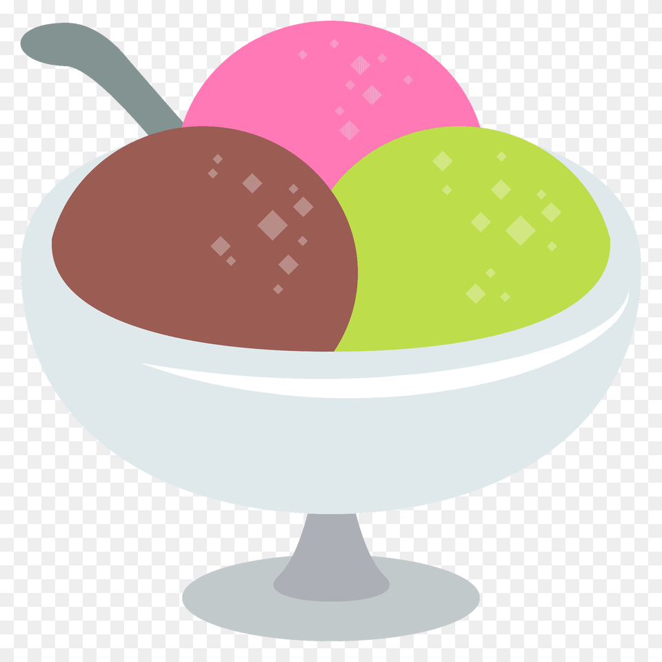 Ice Cream Emoji Clipart, Dessert, Food, Ice Cream, Astronomy Png Image