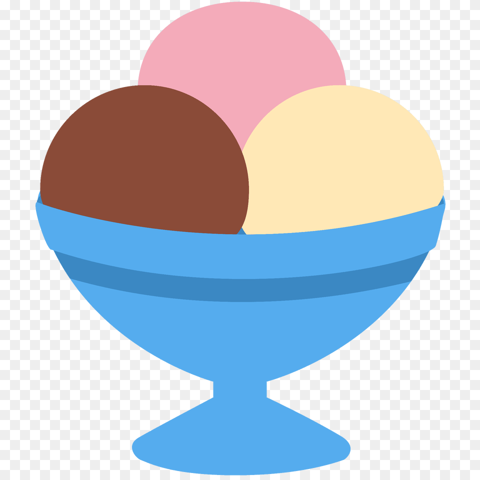 Ice Cream Emoji Clipart, Ice Cream, Dessert, Food, Night Free Png