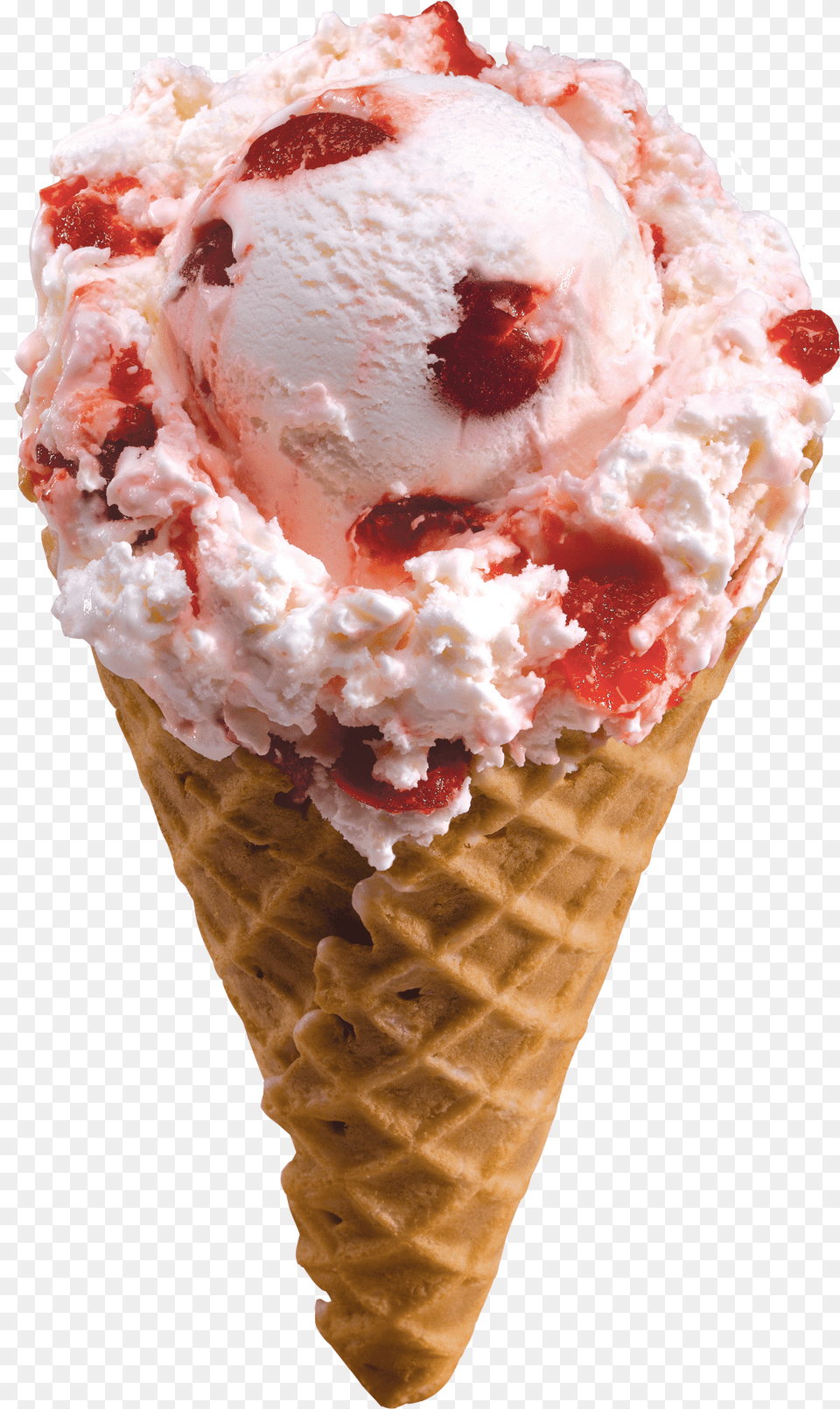 Ice Cream File Strawberry Ice Cream Transparent, Dessert, Food, Ice Cream, Soft Serve Ice Cream Png Image
