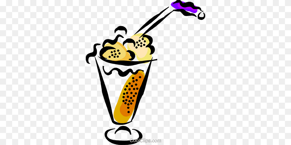 Ice Cream Float Royalty Vector Clip Art Illustration, Beverage, Milk, Juice, Dessert Free Transparent Png