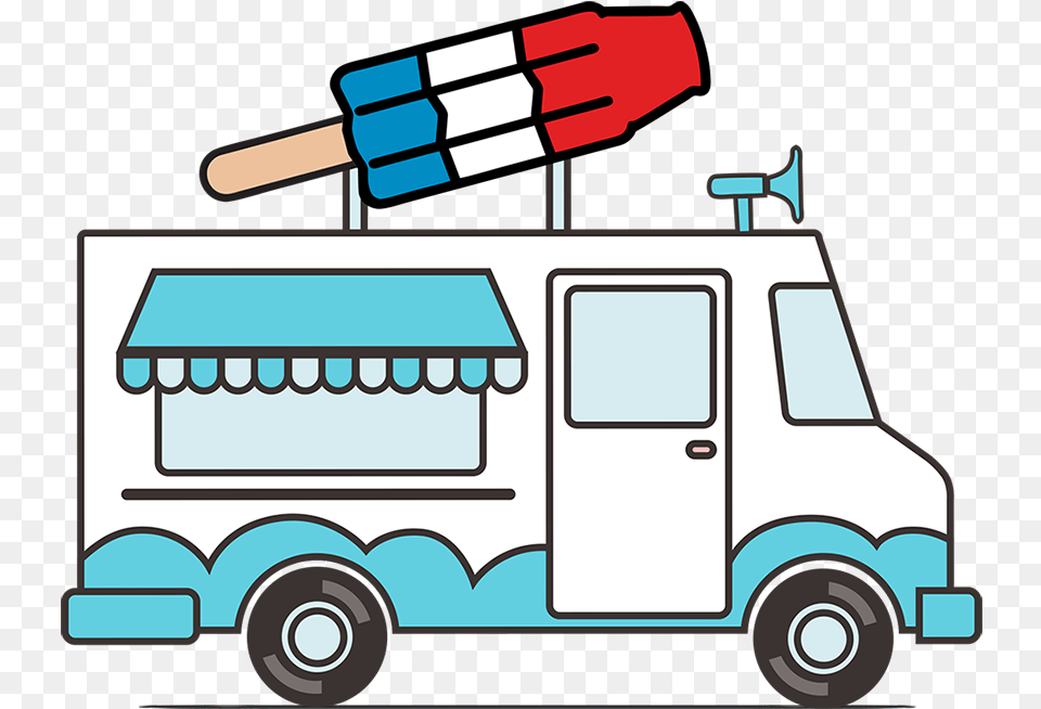 Ice Cream For Fun, Transportation, Van, Vehicle, Machine Png Image