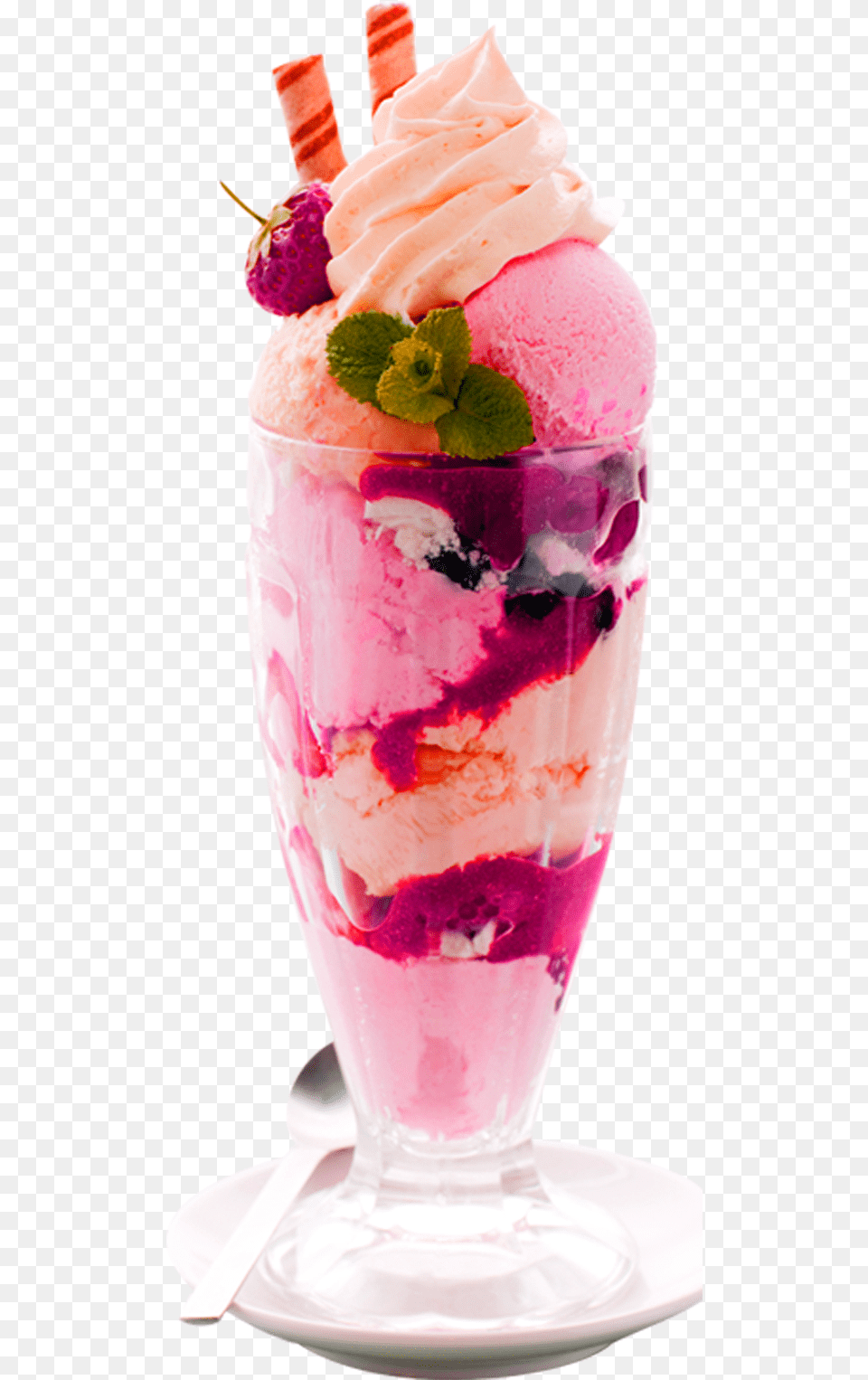 Ice Cream Glass, Dessert, Food, Ice Cream, Sundae Png Image