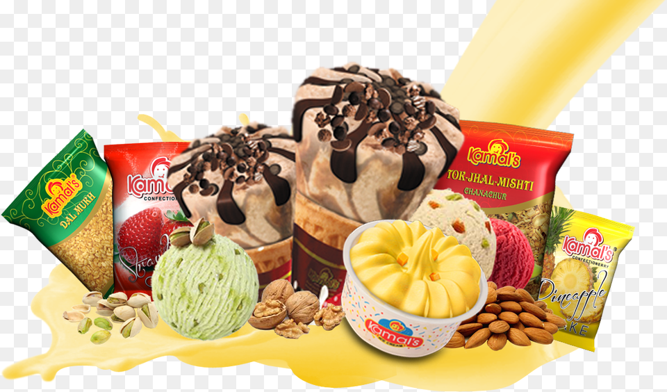 Ice Cream Hd Banner, Dessert, Food, Ice Cream, Snack Free Transparent Png