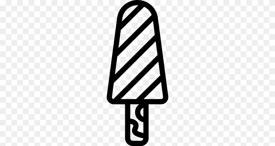 Ice Cream Icon, Gray Free Png Download