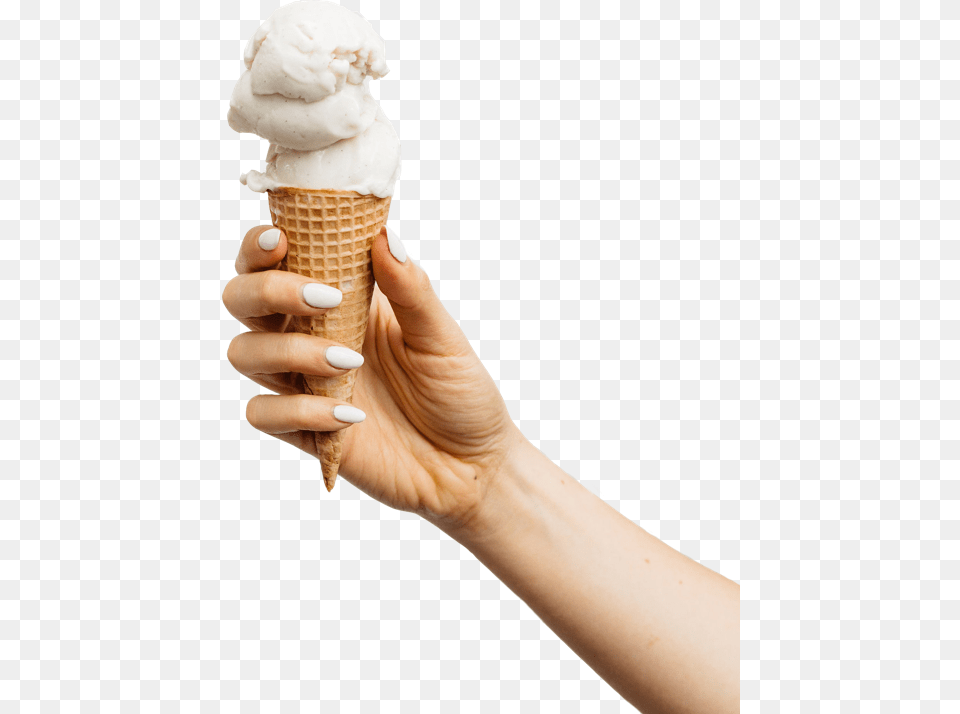 Ice Cream In Hand, Dessert, Soft Serve Ice Cream, Food, Ice Cream Png