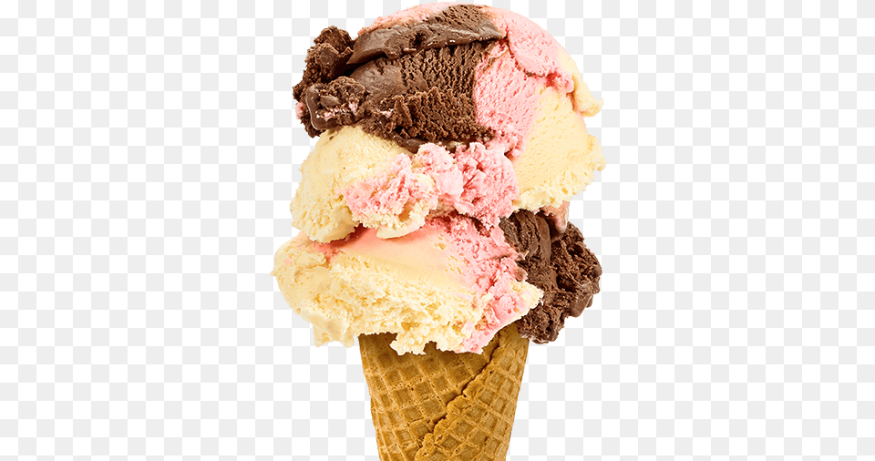 Ice Cream Neapolitan, Dessert, Food, Ice Cream, Soft Serve Ice Cream Free Png Download