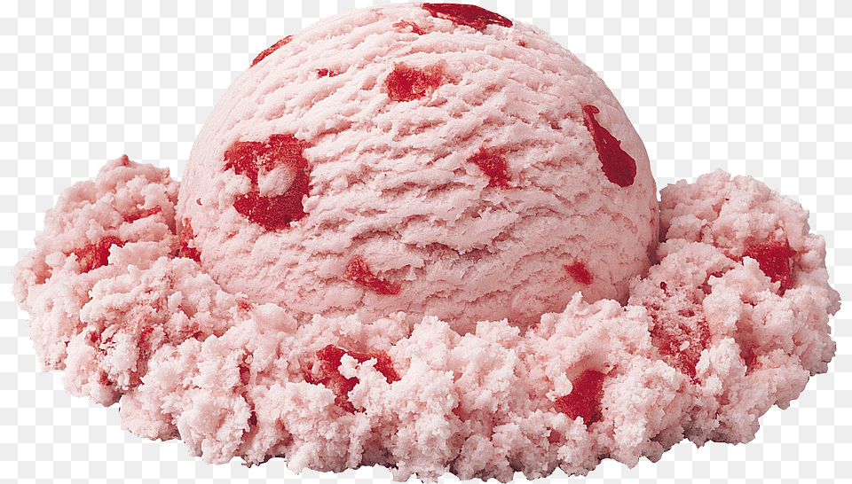 Ice Cream Scoop Strawberry Ice Cream Scoop, Dessert, Food, Ice Cream, Birthday Cake Free Png Download