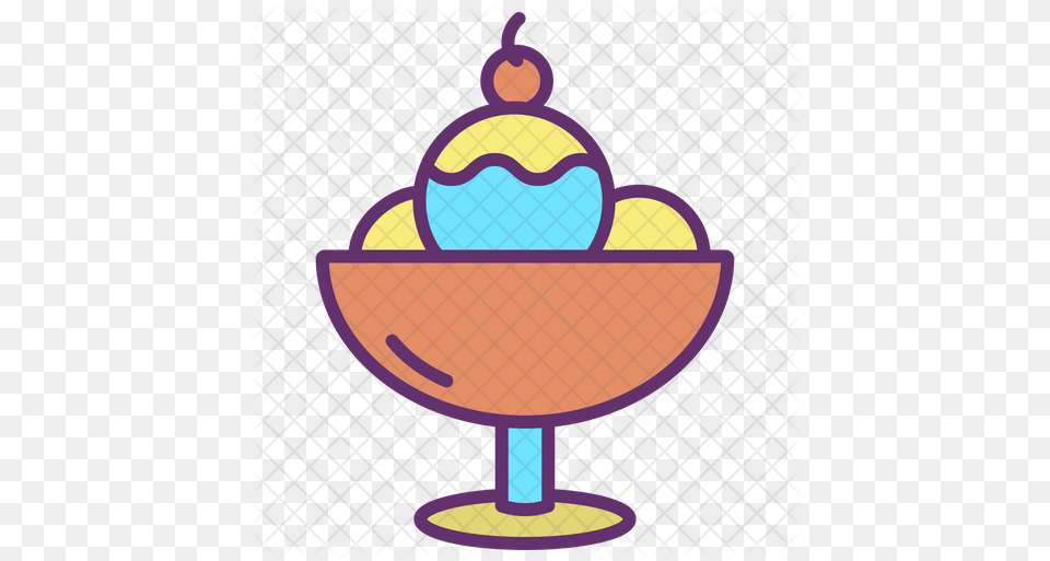 Ice Cream Scoops Icon Icon, Dessert, Food, Ice Cream Free Png Download