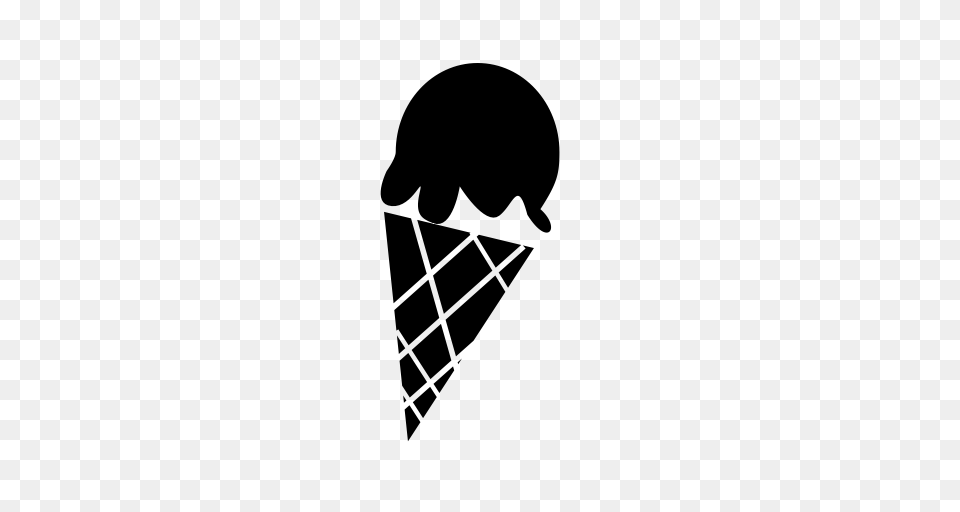 Ice Cream Shave Ice Sweets Icon With And Vector Format, Gray Png