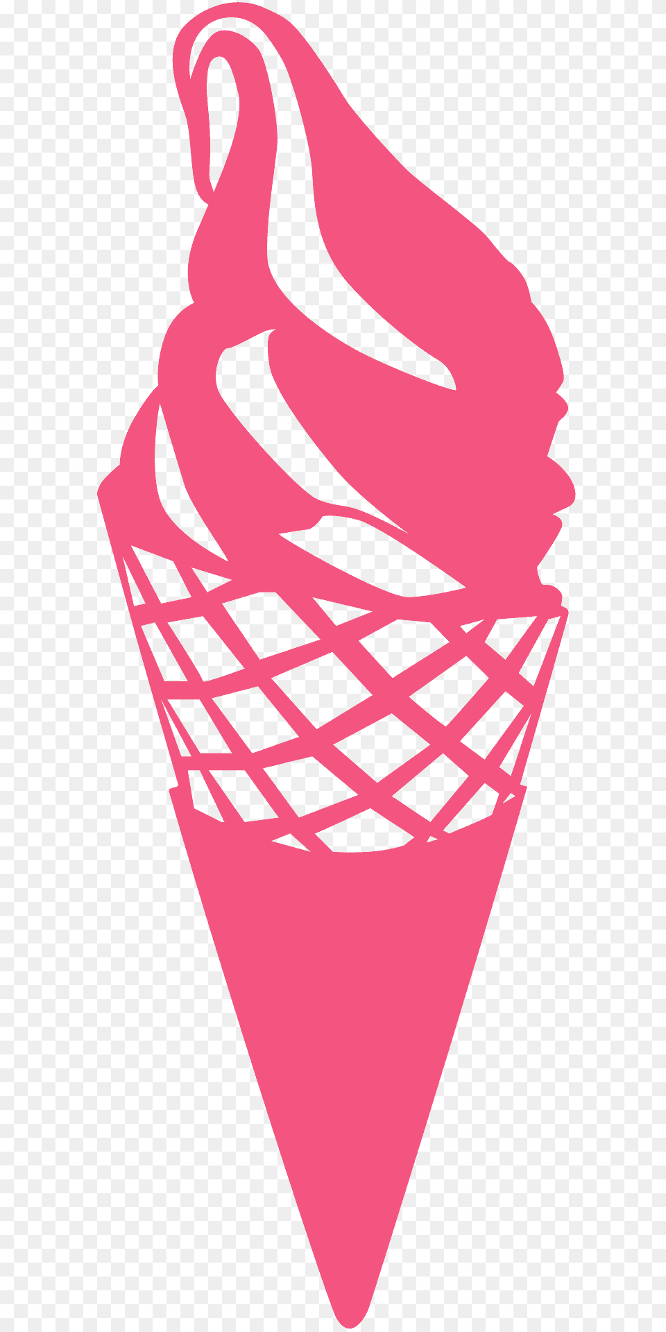 Ice Cream Silhouette, Dessert, Food, Ice Cream, Cone Free Transparent Png