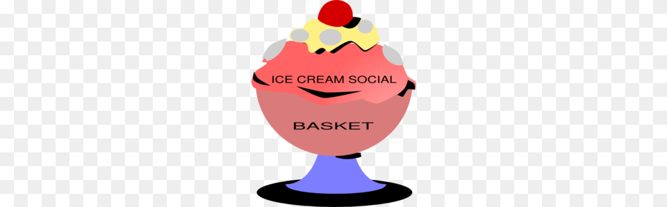 Ice Cream Social Basket Clip Art, Dessert, Food, Ice Cream, Baby Free Transparent Png