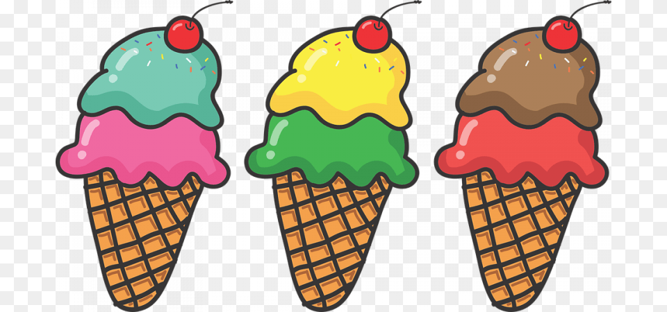 Ice Cream Social Ice Cream Cones Clipart, Dessert, Food, Ice Cream, Soft Serve Ice Cream Png Image