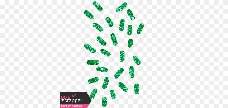 Ice Cream Sprinkles Green Glitter Graphic, Accessories, Emerald, Gemstone, Jewelry Free Png