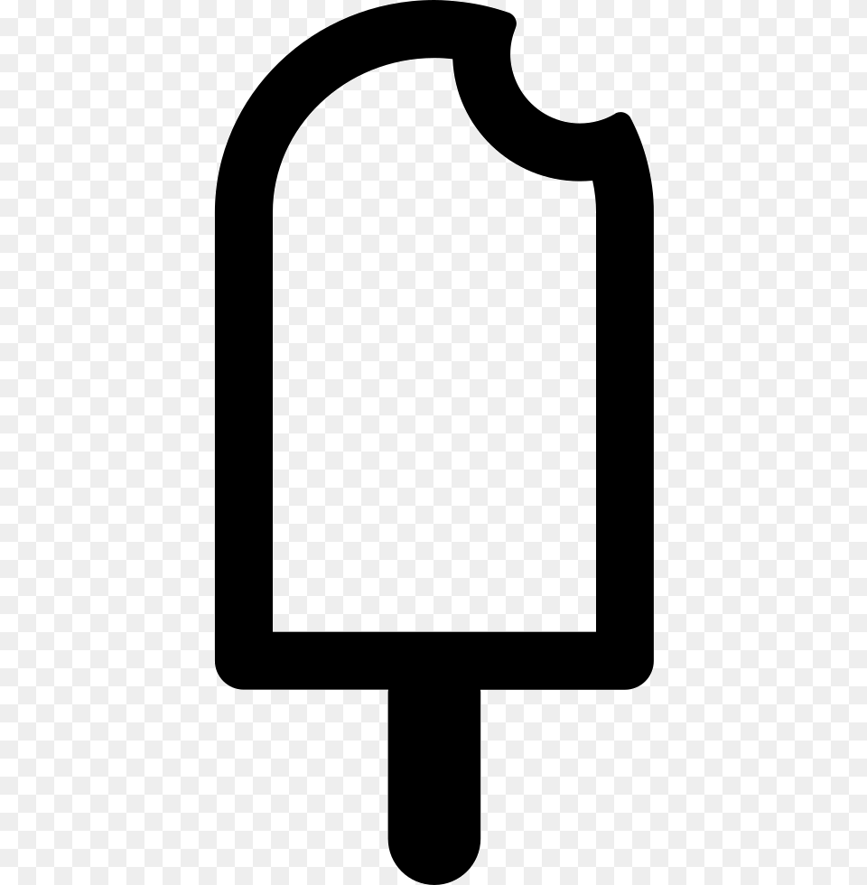 Ice Cream Stick With Bite Comments Ice Cream Icon Free Png