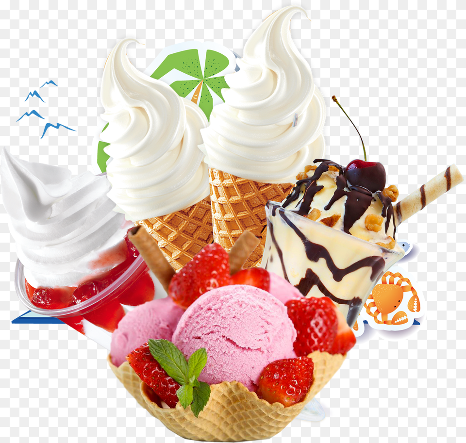 Ice Cream Sundae Free Transparent Png